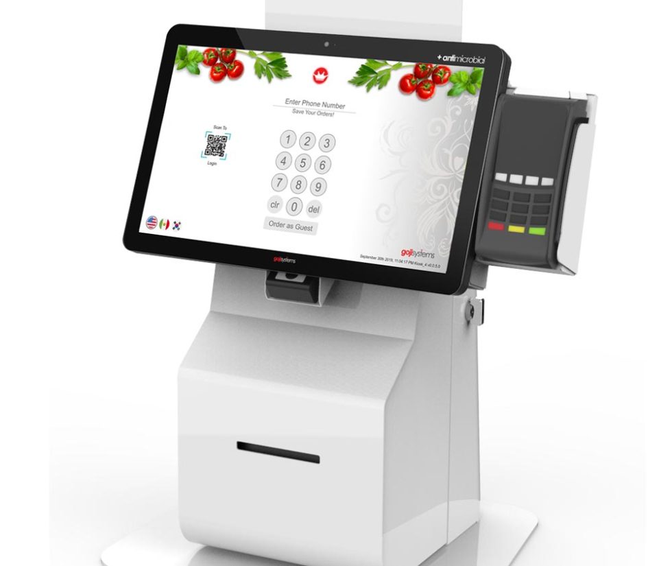 Features Self Order Kiosks for Restaurants and Hospitality